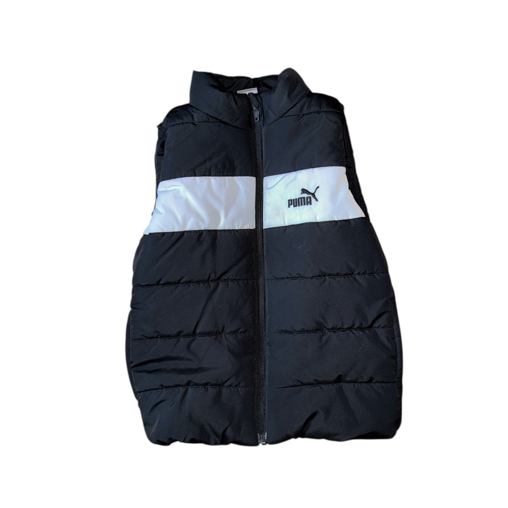 Puma Kids Vest – Black & White | Size 6X/7